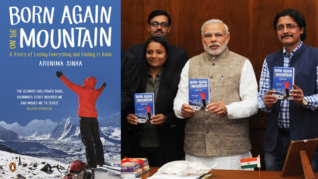 "Born again on the mountain”, the book written by Arunima Sinha.