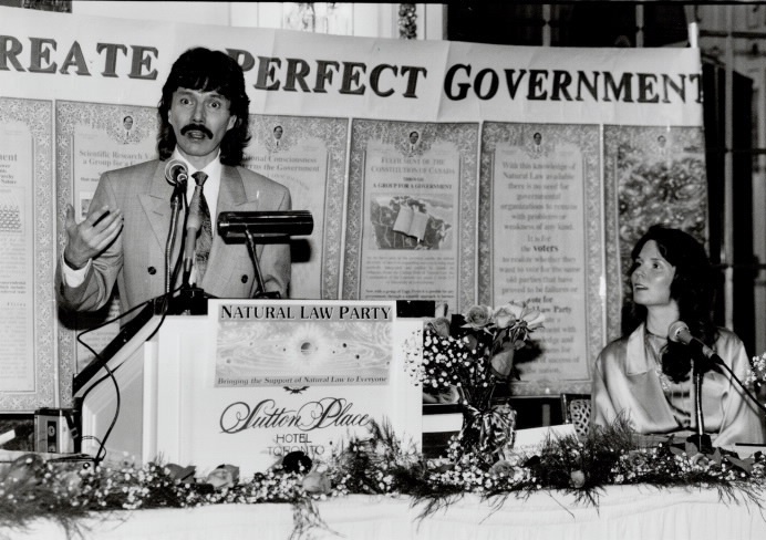 Douglas James Henning was senior VP of the Natural Law Party of Canada in 1992