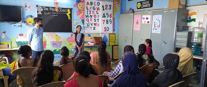 Swadhishthan also conducts awareness sessions with corporates communities of other age groups