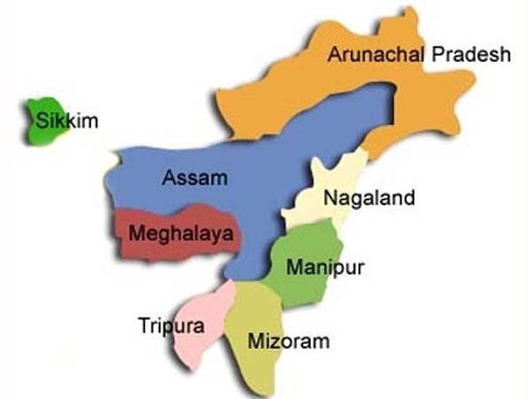 Seven Sister States in North-eastern India