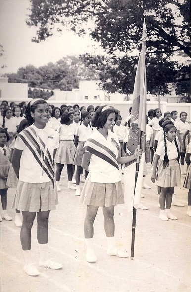 SFX School Games 1966 – Philo taking the oath as Sports Capitan