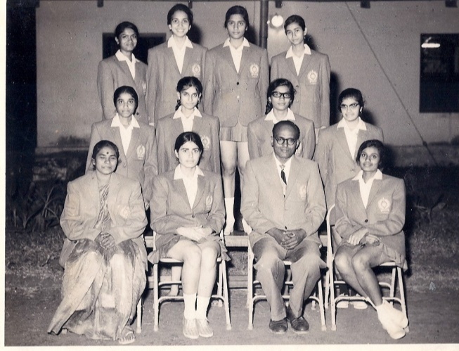 Bangalore University Basketball Team 1969-70(Middle Row 2nd from the right)