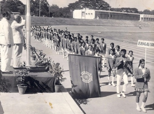 1969 INTER UNIVERSITY ATHLETIC MEET JABALPUR  ( Rep Bangalore University) 100mts, 200mts & Relay TEAM CAPTAIN OF BANGALORE UNIVERSITY WOMEN’S ATHLETIC TEAM, BROUGHT BACK THE Team shield for the first time in the history of the university 