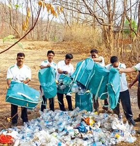 Rudra recycled around 22 tonnes of plastic from close to 15,000 households in Pune