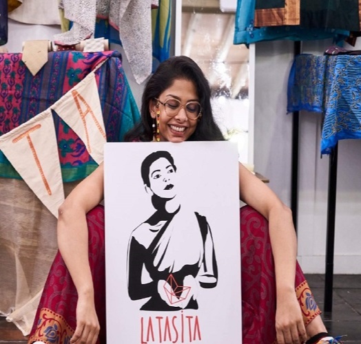 Founder of the brand LataSita, Meghna Nayak
