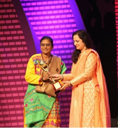 Surekha was featured in a TV serial - Hum Bhi Kisise Kam Nahi- in 1991 and received honour and recognition for her work