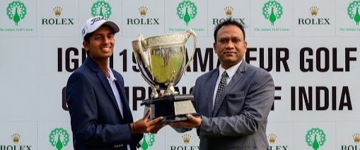 Aryan earns the All India Amateur Golf Championship