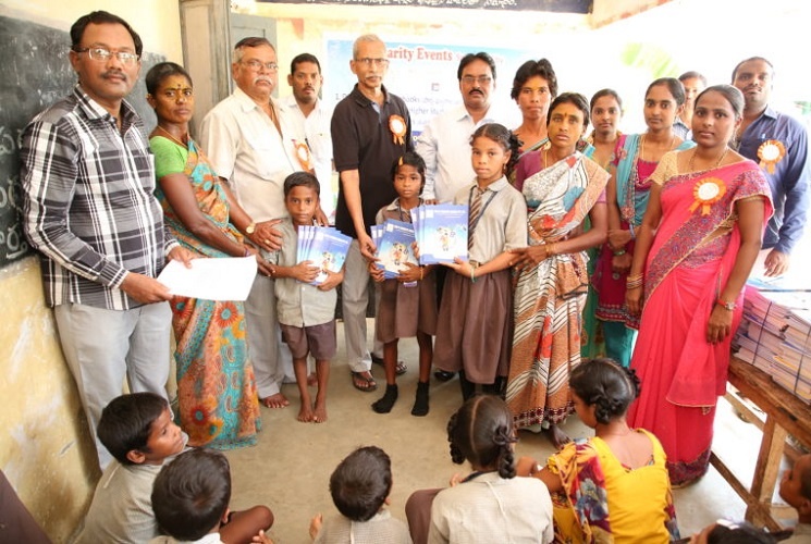 The intention of the label Books and bookcase was to configure book galleries in the various government schools in rural Andhra Pradesh