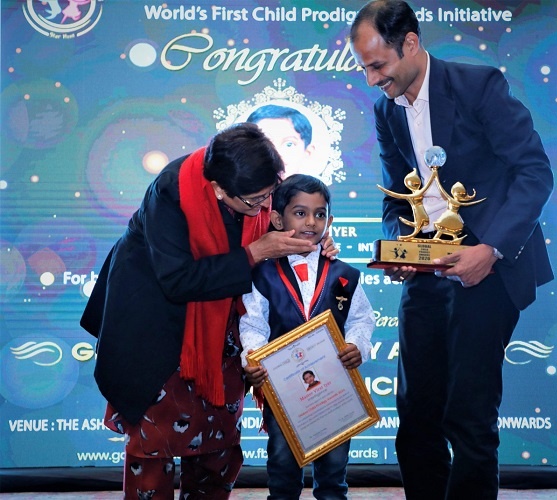 Virat Vijay Lyer won The Global Child Prodigy