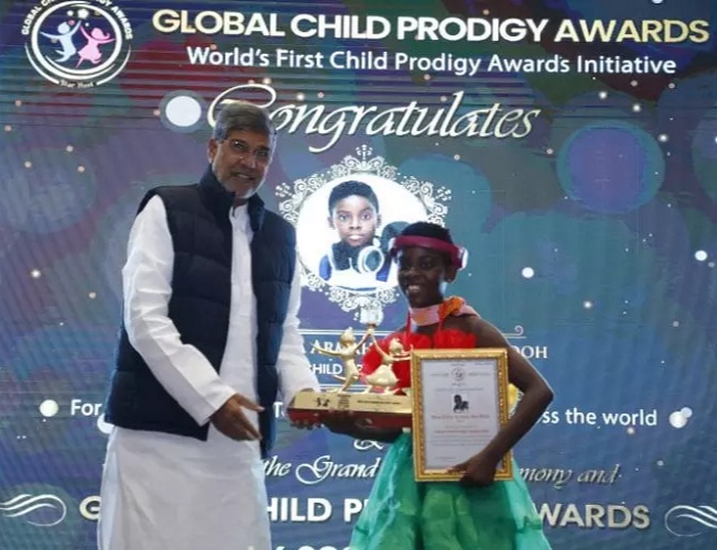 Erica bagged the Global child Prodigy Award in the DJ category