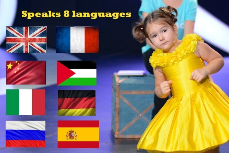 Bella Devyatkina started speaking English, French, Mandarin, Arabic, Italian, German, Mandarin Chinese, and Russian with ease by the age of 4 and left everyone dumbfounded