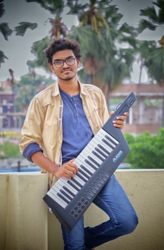 His grandmother's gift - keytar, helped him in producing new music and he started learning the A to Z in music production since 19th Feb 2020