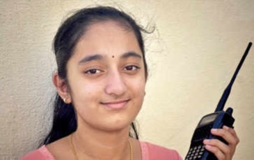 Prama Rao country's youngest female amateur HAM Radio operators