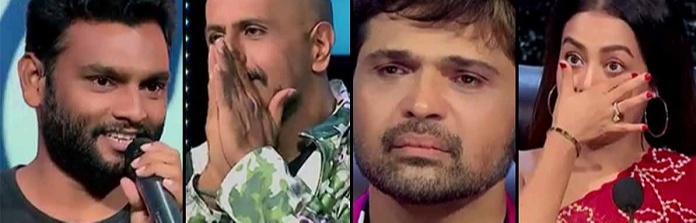 Indian Idol Season 12 and his eloquent singing performance left the judges Neha Kakkar and Himesh Reshammiya emotional