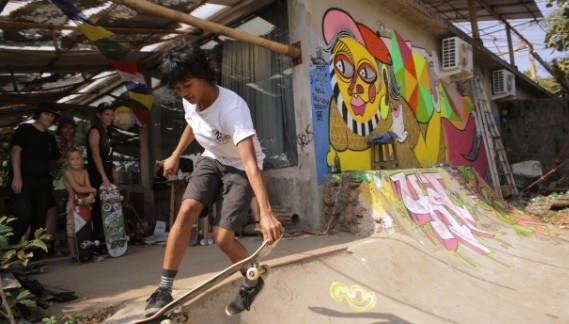 In 2013, 19-year-old Atita set her foot on a skateboard