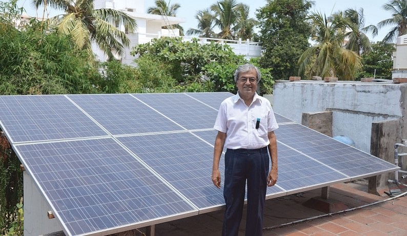 Suresh had installed his 1 kw plant and officially started generating rooftop solar electricity