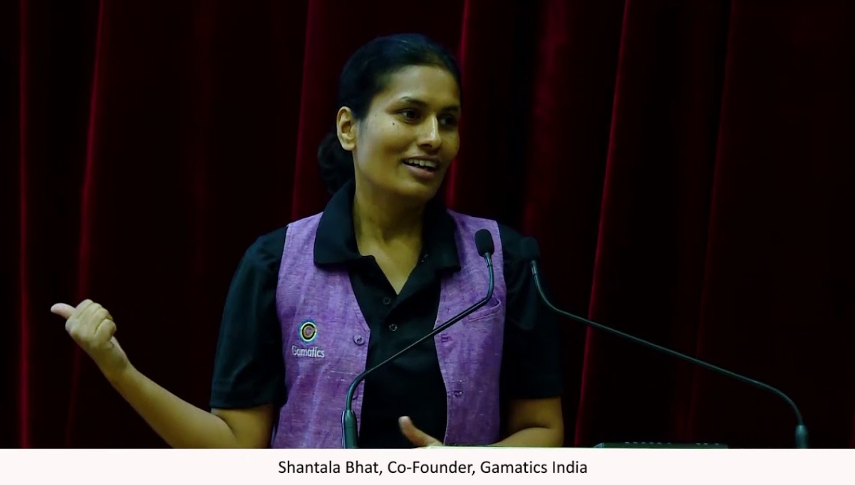 Gamactics was co-founded by Shantala Bhat along with her husband Santhosh Patil and a Paralympian and Arjuna Awardee Sharath Gayakwad