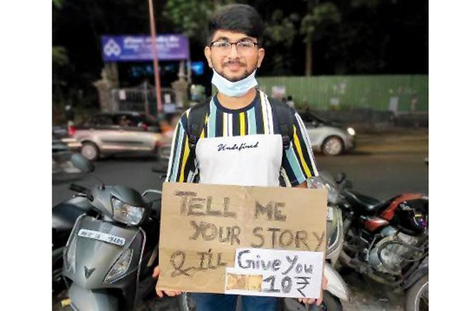 Tell me your story and I’ll give you Rs.10