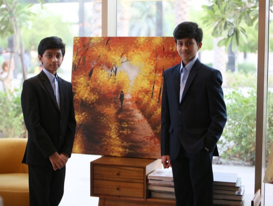 Student of Abu Dhabi’s Ryan Private School, Rohan is one of the youngest artists whose work was displayed at the prestigious Art Hub at Abu Dhabi