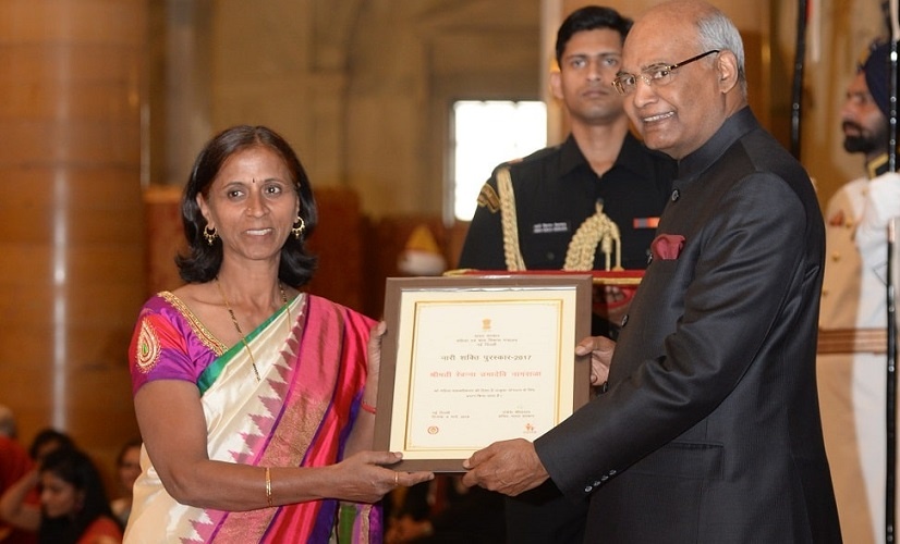 In 2018, she was awarded the “Nari Shakti Puraskar” from the President of India Mr Ram Nath Kovind and was also listed among the 30 great women of 2017