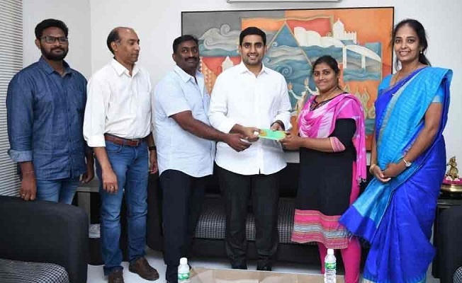 She extends her heartfelt thanks to Mr Nara Lokesh and Mr Krishnayya, Chairman, KIMS Hospital for having supported her financially