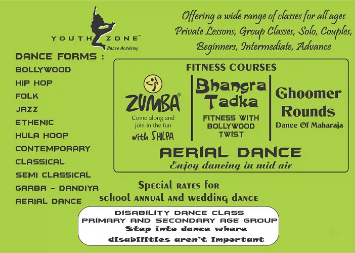 In the year 1998, Shilpa started the Youth Zone Dance academy