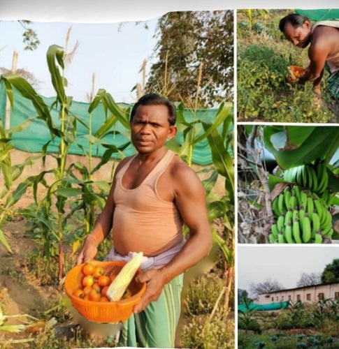 He started spreading awareness of organic and herb farming among farmers