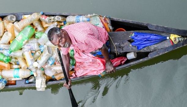 A boat full of plastic bottles will be less than one kg. For a kilogram, I just get Rs 12