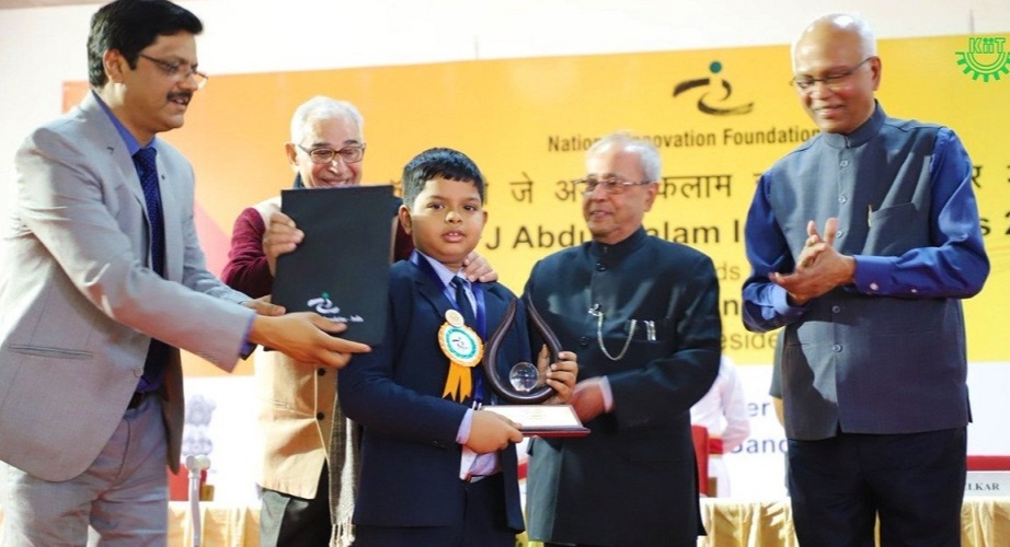 Ayushman received the APJ Abdul Kalam Ignite Award in the year 2017 organised by National Innovation Foundation (NIF)-India