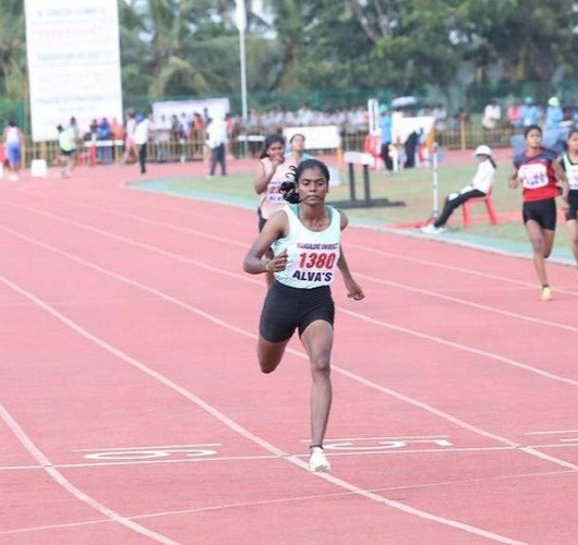 It was in 2018 that Dhanalakshmi jumped onto the tracks to show the world the athletic side of her