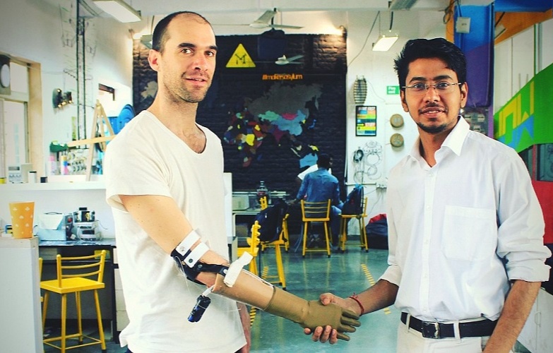 This inspired Prashant and he decided to take this as his project - to build bionic arms