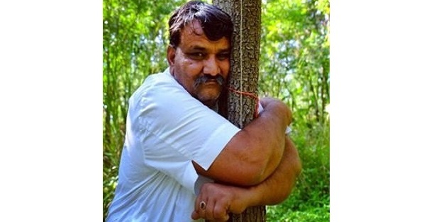 Shyam, who planted a tree in the memory of his daughter turned it into a mission of planting greens for every girl child born in his village summing it up to 111 trees