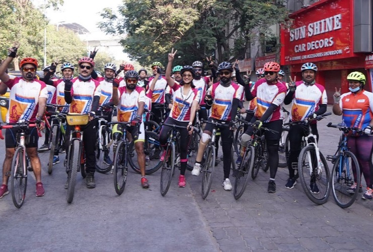 The sixth edition of the Infinity Ride covered 36 cities in 41 days covering 3,801 km