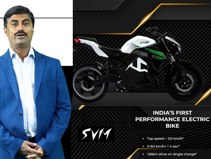 Indias First Performance Electric Bike Prana By Srivaru Motors