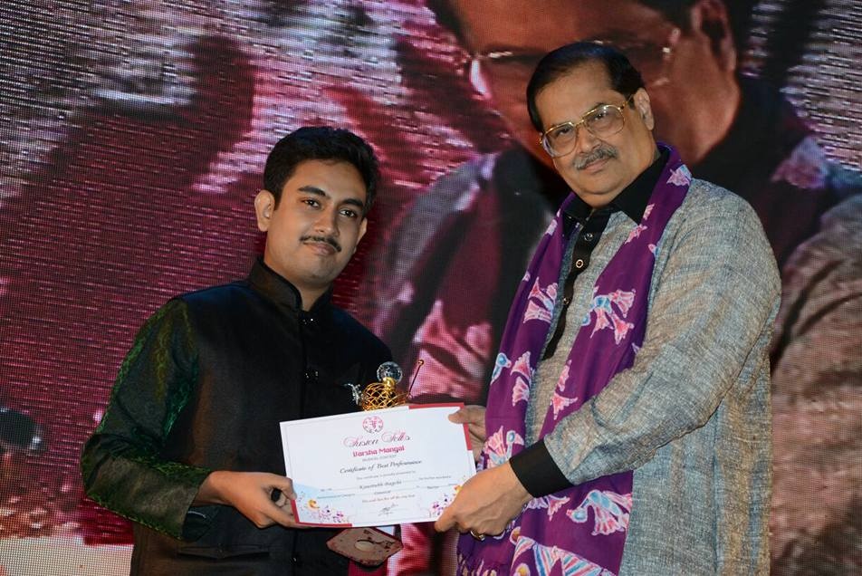 He stood second in the prestigious music competition organized by Chetla Murari Smriti Sangeet Sammilani in 2019