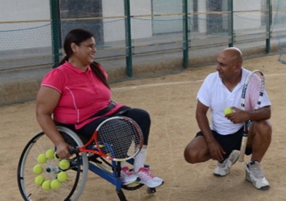 She worked with determination under her coach Pramesh Mod