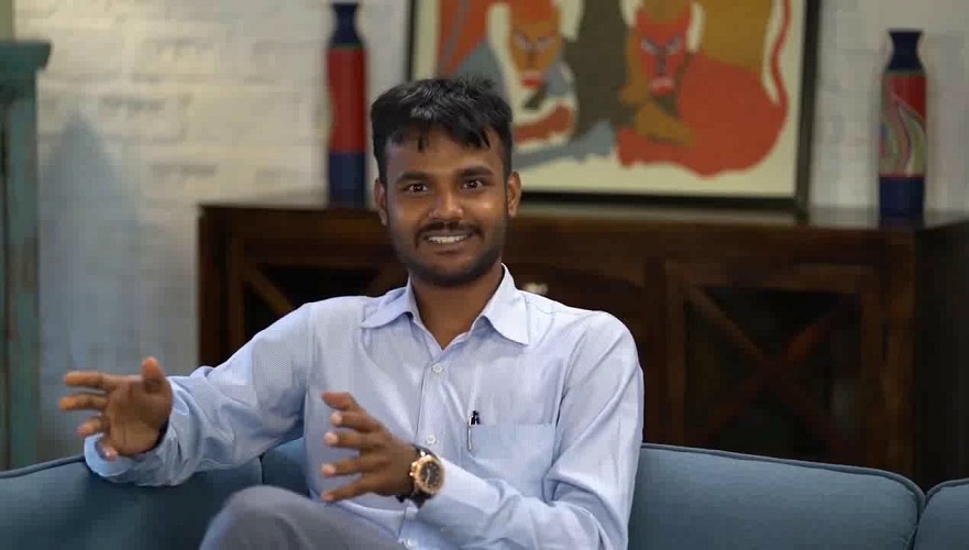 Anil Pradhan, an engineer and mission director of the Navonmesh Prasar Student Astronomy Team