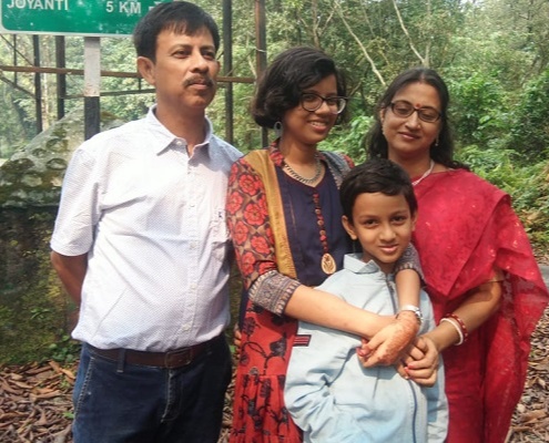 Anubrata and his family