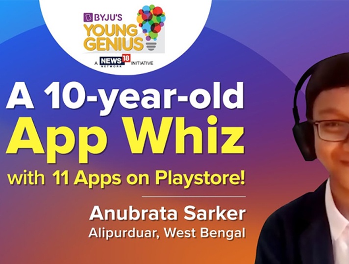 10 YO from bengal has seven apps on his name