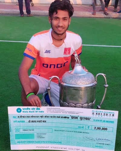 Sumit made it big and got a place in the Indian National Hockey team