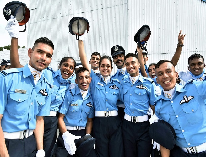 During the combined graduation parade ceremony at the Airforce Academy in Dundigal, Hyderabad, Mawya Sudan was inducted as a fighter pilot