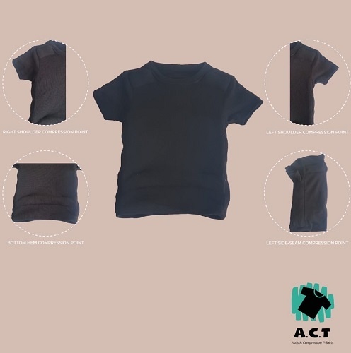 Autistic Compression T-shirt (A.C.T) specially designed for those with autism  by Saakshi Mahnot