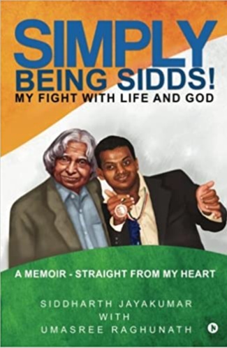 Siddharth has authored his autobiography called - Simply Being Sidds – My fight with Life and God