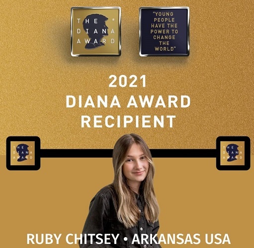 Ruby has been awarded the prestigious Diana Award for her selfless contribution towards filling happiness in gloomy lives