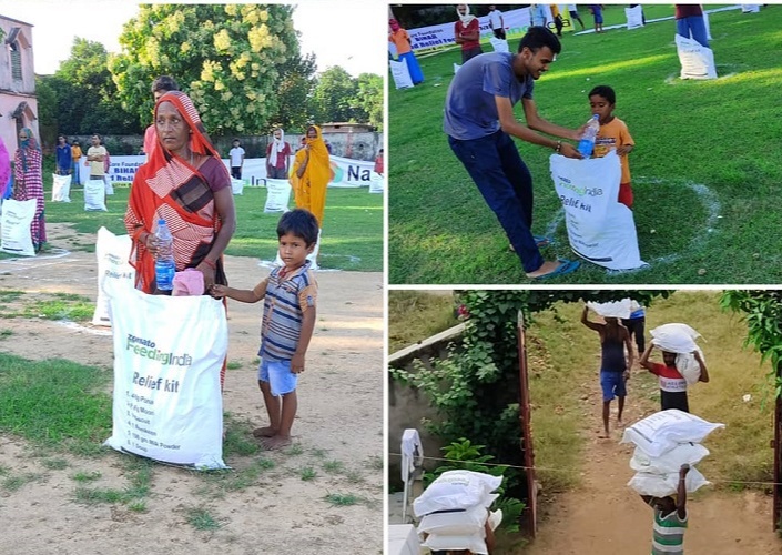 The Sahadeva Foundation stepped in to help distribute ration kits to over 4000 families and they have been raising funds through DonateKart