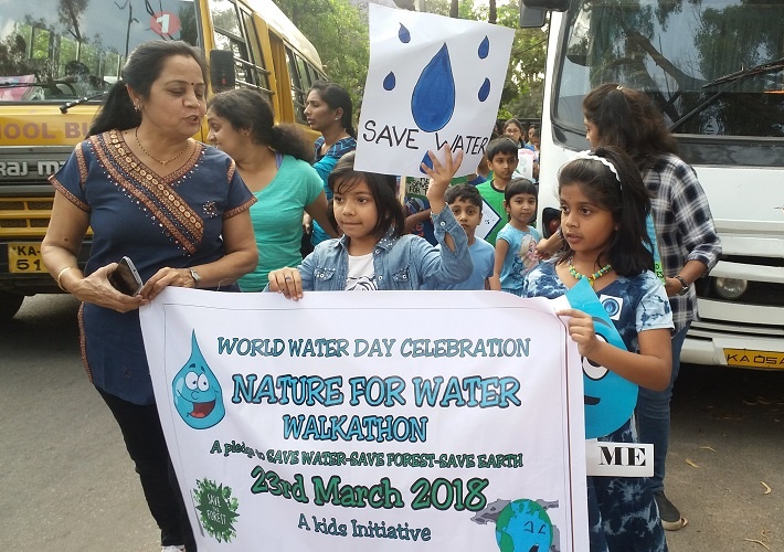 Lets all together join hands to restore our earth, says Manya