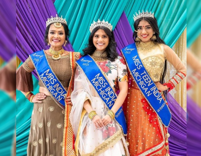 Arshi Lalani from Georgia stood as the first runner up and Mira Kasari from North Carolina became the second runner-up, Vaidehi adorned the crown of Miss India USA 21