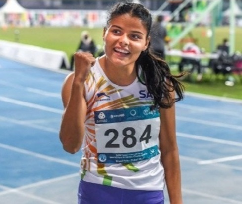 Simran would represent India in the 100m T13 category Women's Track and Field