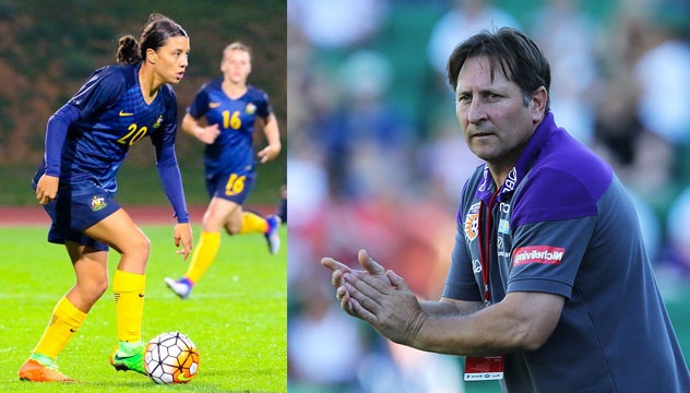 Bobby Despotovski, the Perth Glory striker spotted samantha and quoted her as an exceptional talent