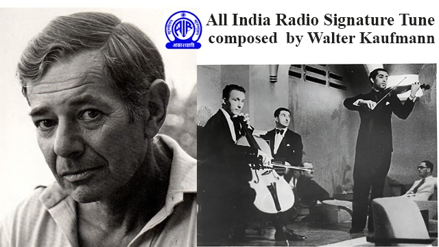 All India Radio's signature tune. The creator a Jewish Refugees contribution